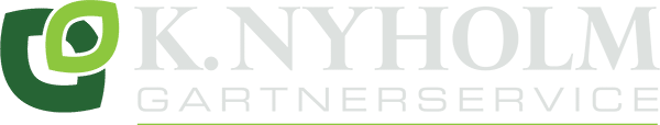 K. Nyholm Anlægsgartner Logo